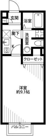 アムール やまもとの物件間取画像